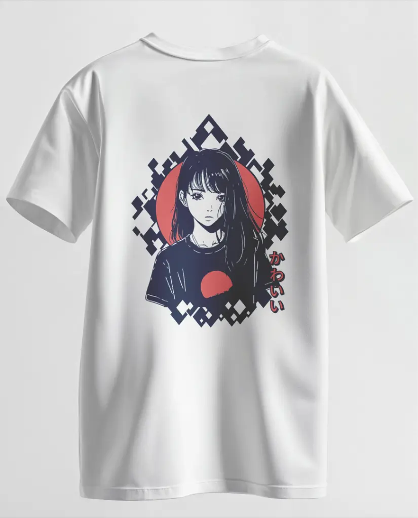 Solo Lofi Girl T-shirt Dos.webp