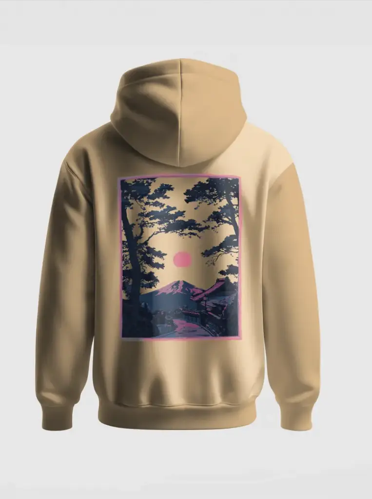 Hoodie Japon Mont Fuji
