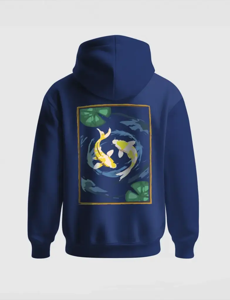 Hoodie Japon Carpe KOÏ (oui, XS)